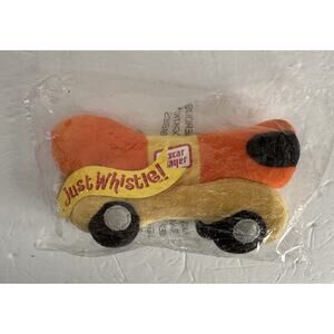 Vintage Oscar Mayer Wienermobile "Just Whistle" Plush Bean Bag Toy W/ PVC New